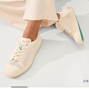Rothy’s The Women's RS02 Sneaker Courtside White Breathable Lace-Up